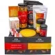 Frohes Fest (große Selektion Nougat, Müsli, Kaffee, Duftkerze, Gewürz, Schoki & mehr) - Feinkost-Set, XXL-Geschenkkorb Gourmet