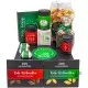 Frohe Feiertage (große Selektion Pralinen, Nougat, Tee, Duftkerze, Pasta, Lebkuchen & mehr) - Feinkost-Set, XXL-Geschenkkorb Gourmet