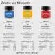 Kakao-Mix (Mitbringsel Trinkschoki drei Edelkakaos) - Feinkost-Set, 3x Miniglas Geschenkdose