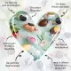 Easter Box green (großes Osternest mit 60 Pralinen-Ostereiern mit & ohne Alkohol) - Feinkost-Set, Gourmet-Auswahl XXL