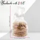 Weiß Glasiert - Elisen-Lebkuchen, handmade hoher Kernanteil