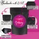 Happy Birthday pink XXL (großer Geburtstagsgruß Essig, Gewürz, Eistee, Pralinen, Schokolade & mehr) - Feinkost-Set, XXL-Wundertüte Gourmet