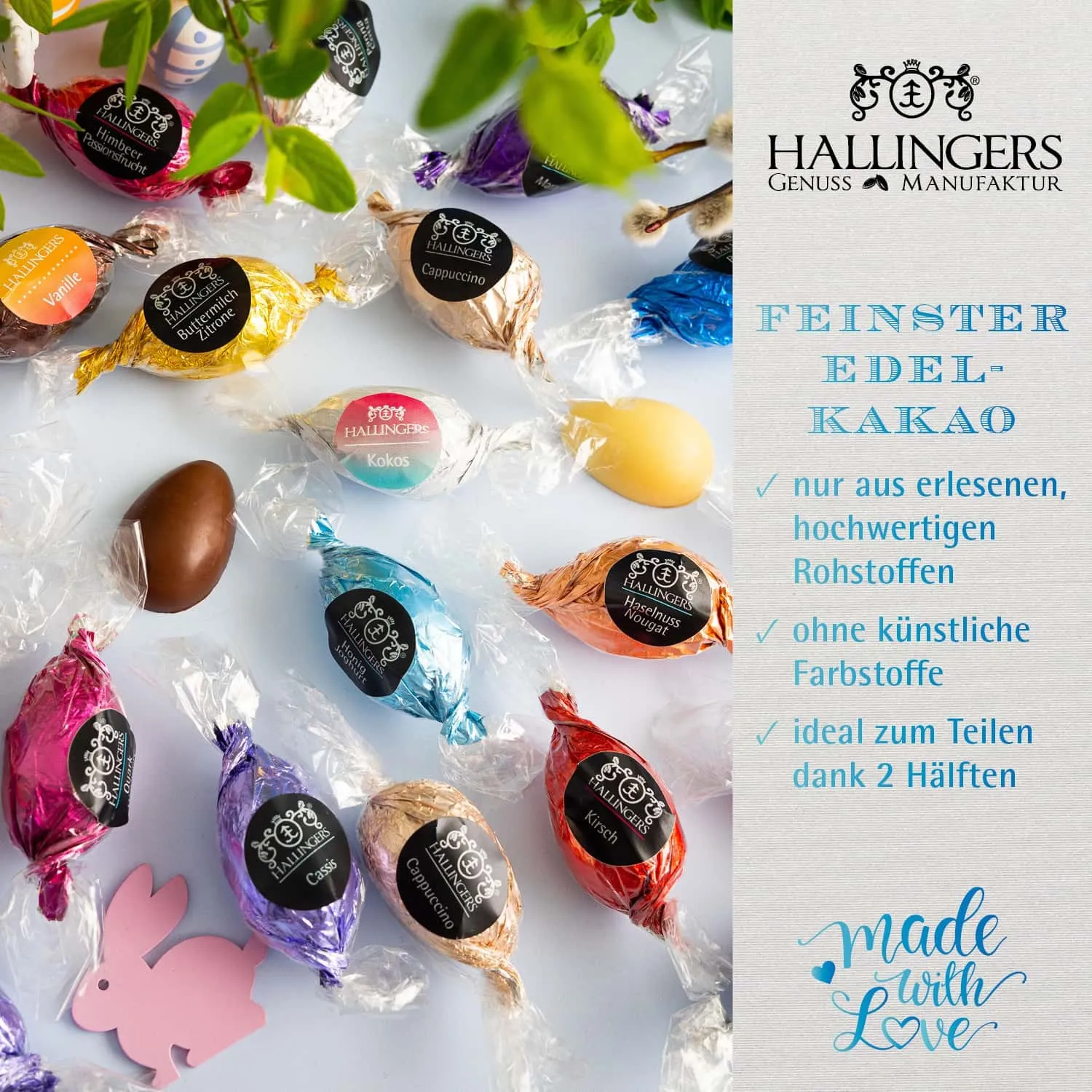 FÜR BESONDERE MENSCHEN & ANLÄSSE - Die besondere Geschenkidee für Frauen, Männer, Freunde, Familie, Kollegen & besondere Lieblingsmenschen. Perfekt für Ostern, das Osternest, den Osterbrunch, frühlingshafte Ostergeschenke & gemeinsame Momente