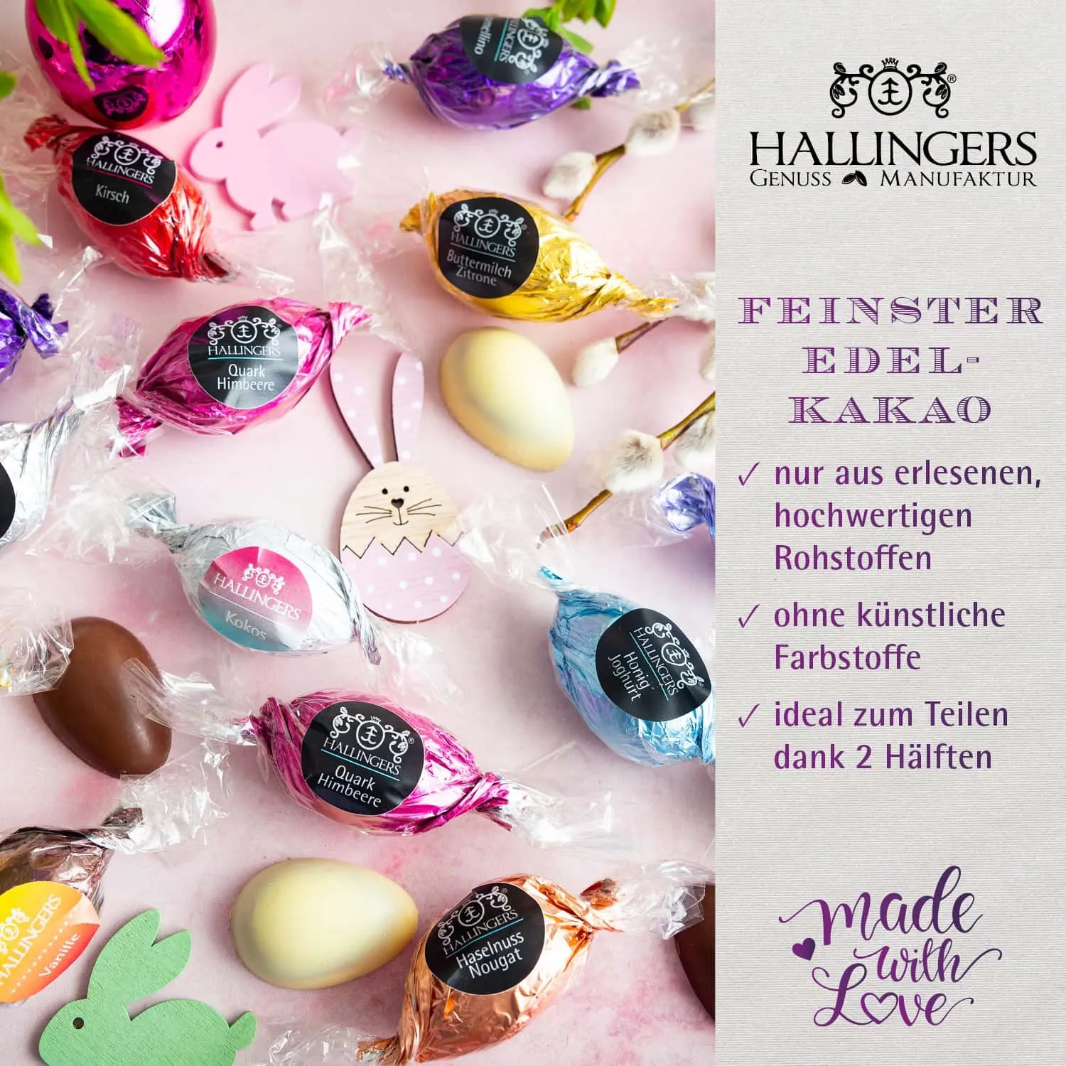 FÜR BESONDERE MENSCHEN & ANLÄSSE - Die besondere Geschenkidee für Frauen, Männer, Freunde, Familie, Kollegen & besondere Lieblingsmenschen. Perfekt für Ostern, das Osternest, den Osterbrunch, frühlingshafte Ostergeschenke & gemeinsame Momente