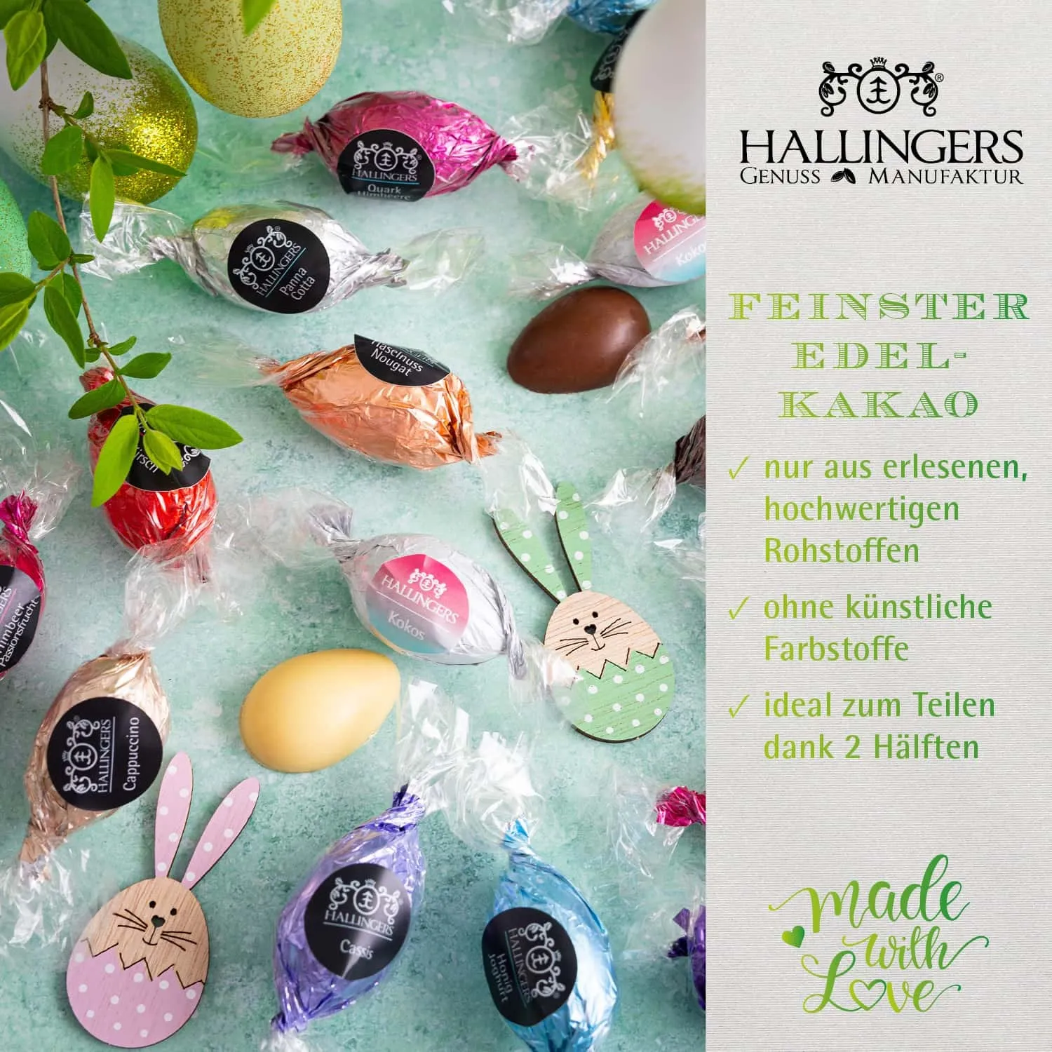 FÜR BESONDERE MENSCHEN & ANLÄSSE - Die besondere Geschenkidee für Frauen, Männer, Freunde, Familie, Kollegen & besondere Lieblingsmenschen. Perfekt für Ostern, das Osternest, den Osterbrunch, frühlingshafte Ostergeschenke & gemeinsame Momente