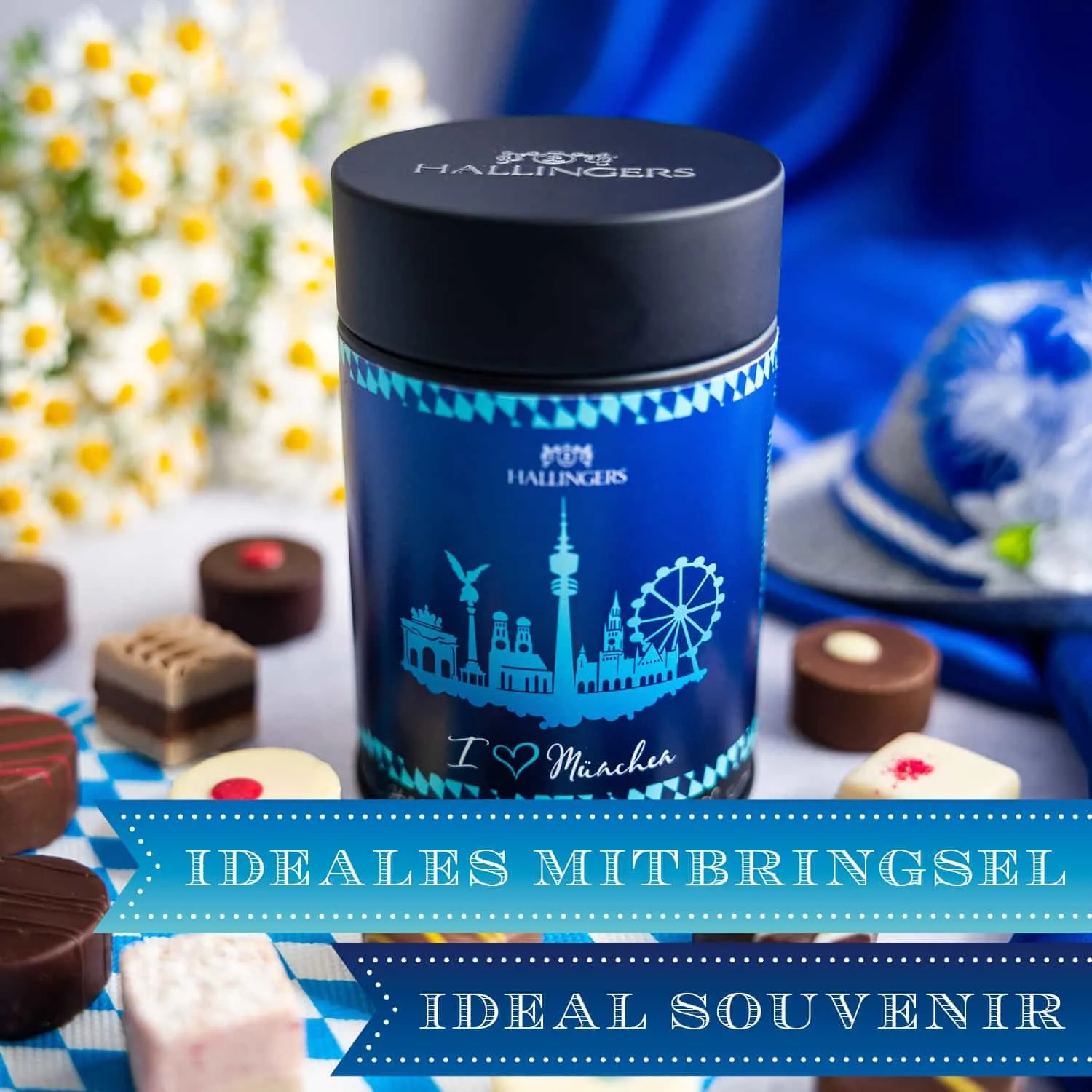 HANDWERK STATT MASSENWARE - Edition \I love München\: Vergiss billig produzierte Standard-Pralinen mit schöner Verpackung - entscheidend ist nicht nur der erste Eindruck, sondern der Geschmack, der noch lange in Erinnerung bleibt
