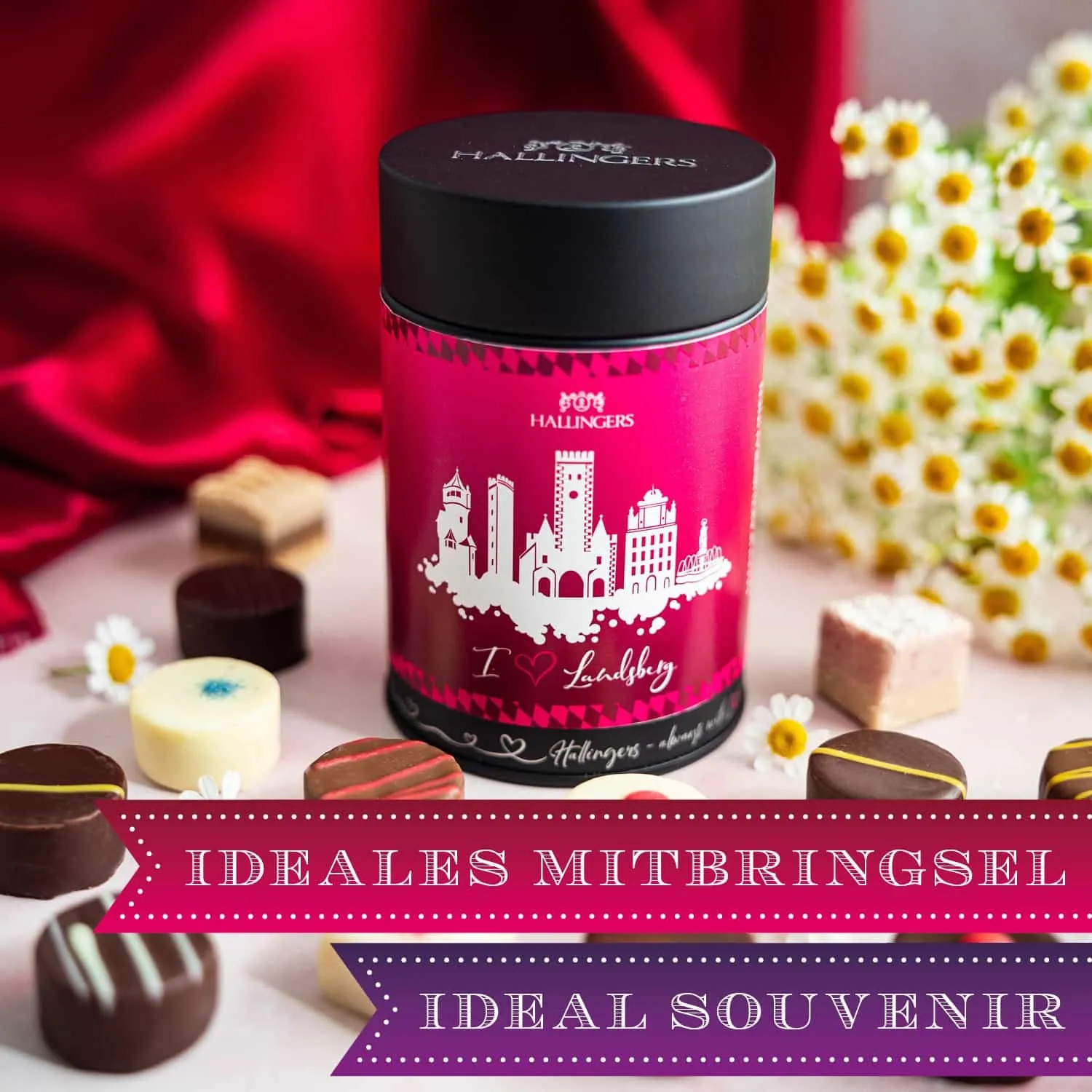 HANDWERK STATT MASSENWARE - Edition \I love Landsberg\: Vergiss billig produzierte Standard-Pralinen mit schöner Verpackung - entscheidend ist nicht nur der erste Eindruck, sondern der Geschmack, der noch lange in Erinnerung bleibt