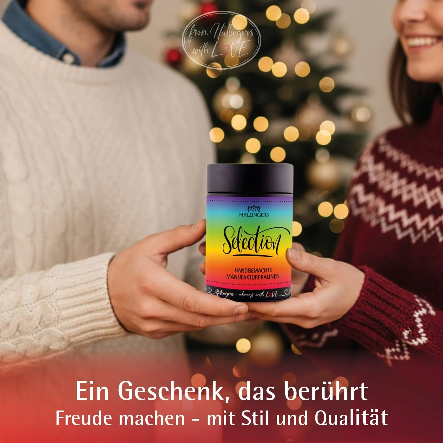 Selection Rainbow - Pralinen, ohne Alkohol handmade