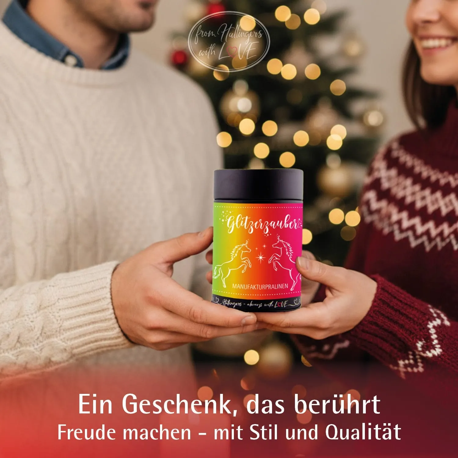 Einhornpralinen - Pralinen, ohne Alkohol handmade