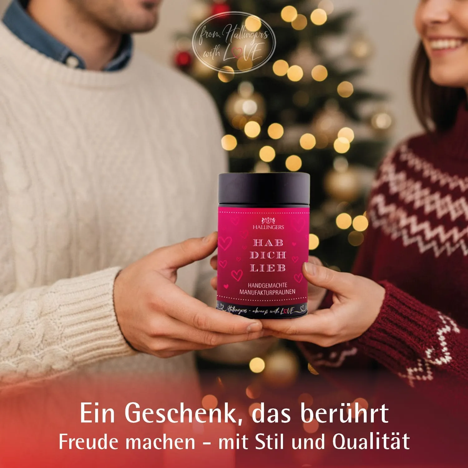 Hab Dich lieb - Pralinen, ohne Alkohol handmade
