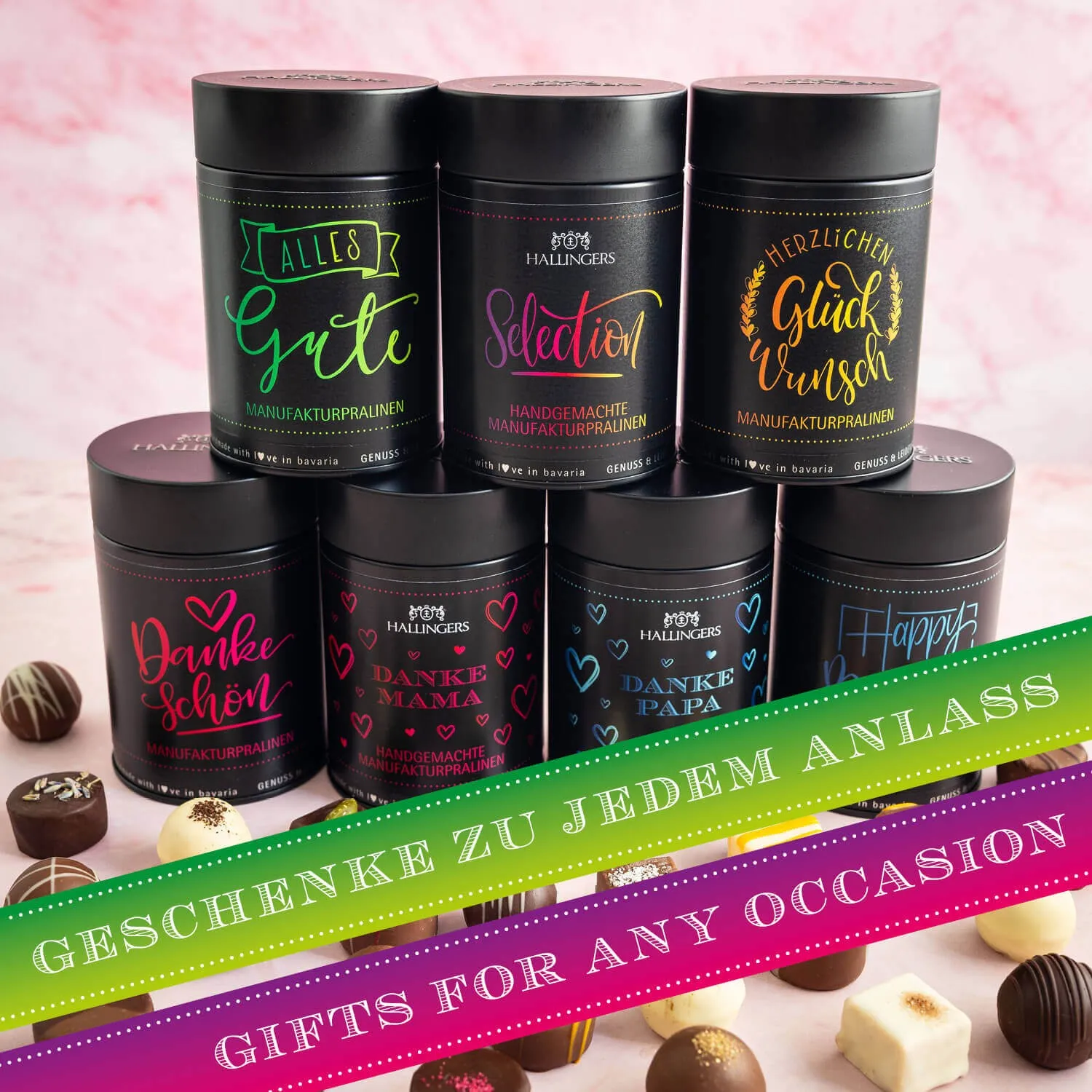 FÜR BESONDERE MENSCHEN & ANLÄSSE - Die besondere Geschenkidee für Frauen, Freundinnen, Mädels, Schwestern & alle besonderen Herzensmenschen. Perfekt zum Geburtstag, Jubiläum, als Überraschungsgeschenk, Mitbringsel & unvergessliche Genussmomente