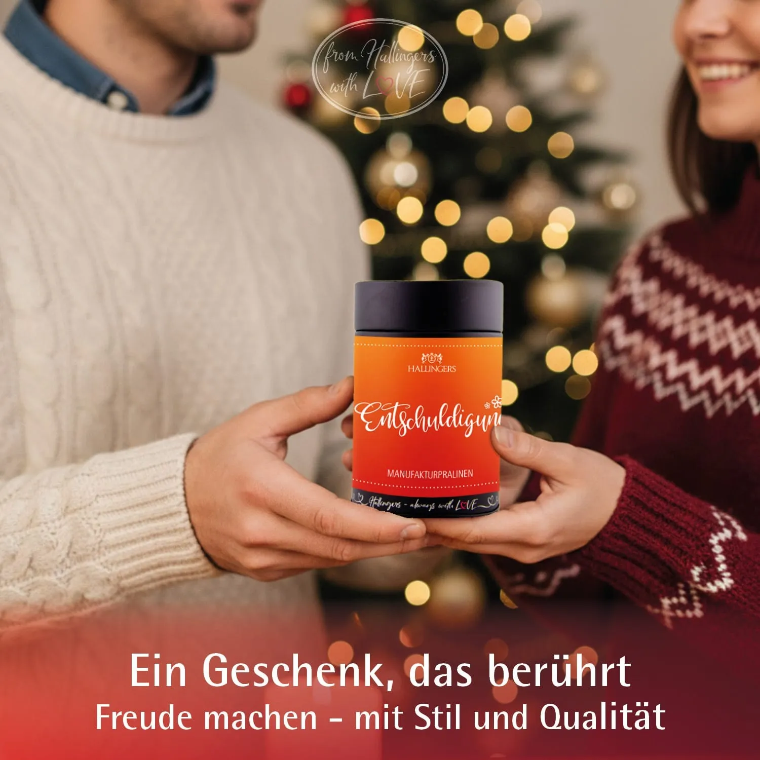 Entschuldigung - Pralinen, ohne Alkohol handmade