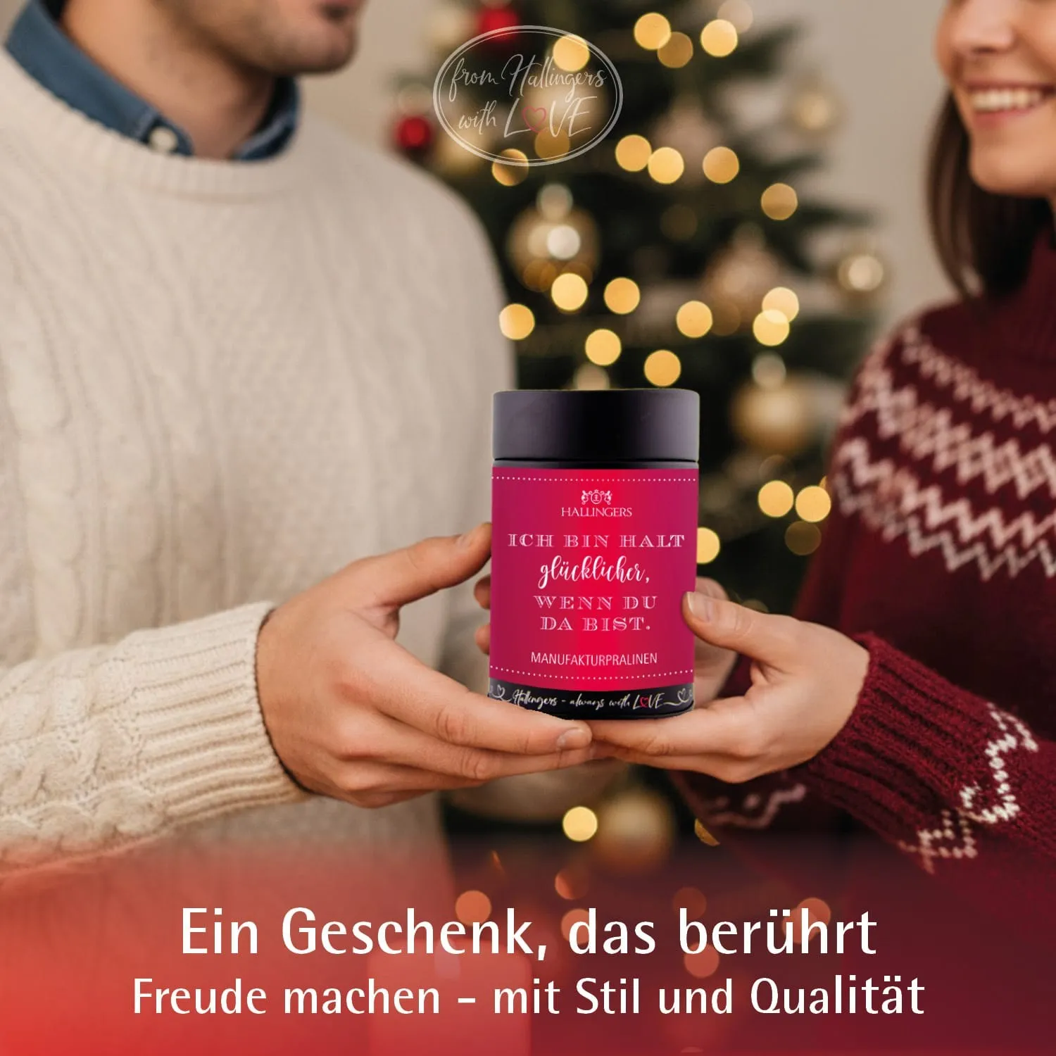Pink, Ich bin halt glücklicher wenn? - Pralinen, ohne Alkohol handmade
