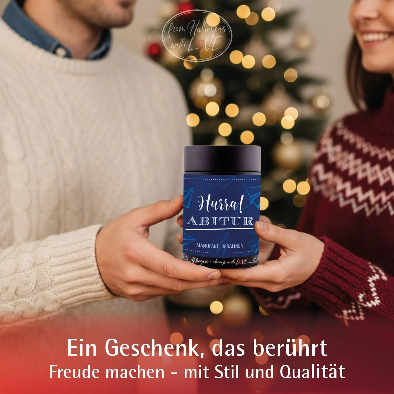 Hurra! Abitur - Pralinen, ohne Alkohol handmade