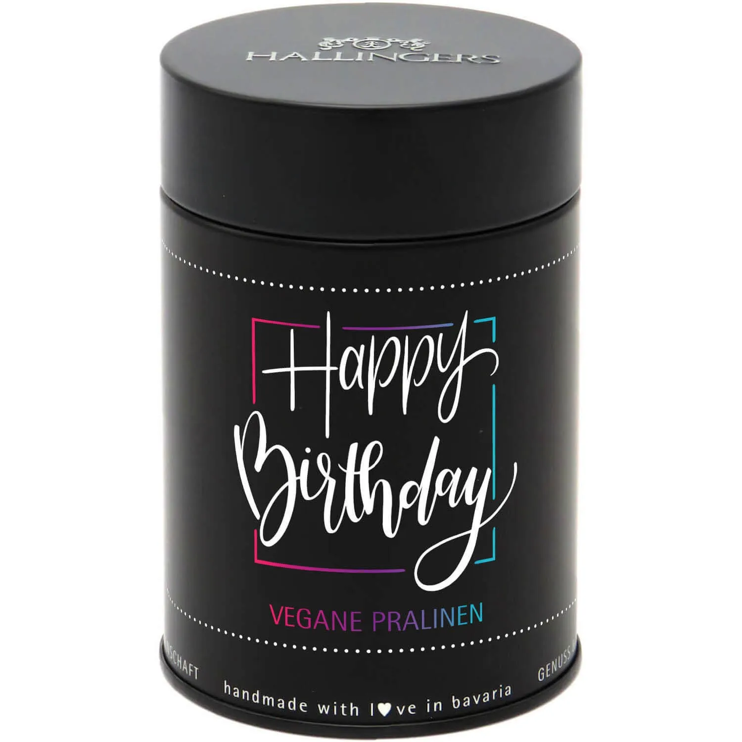 Happy Birthday - Vegane Pralinen, mit & ohne Alkohol