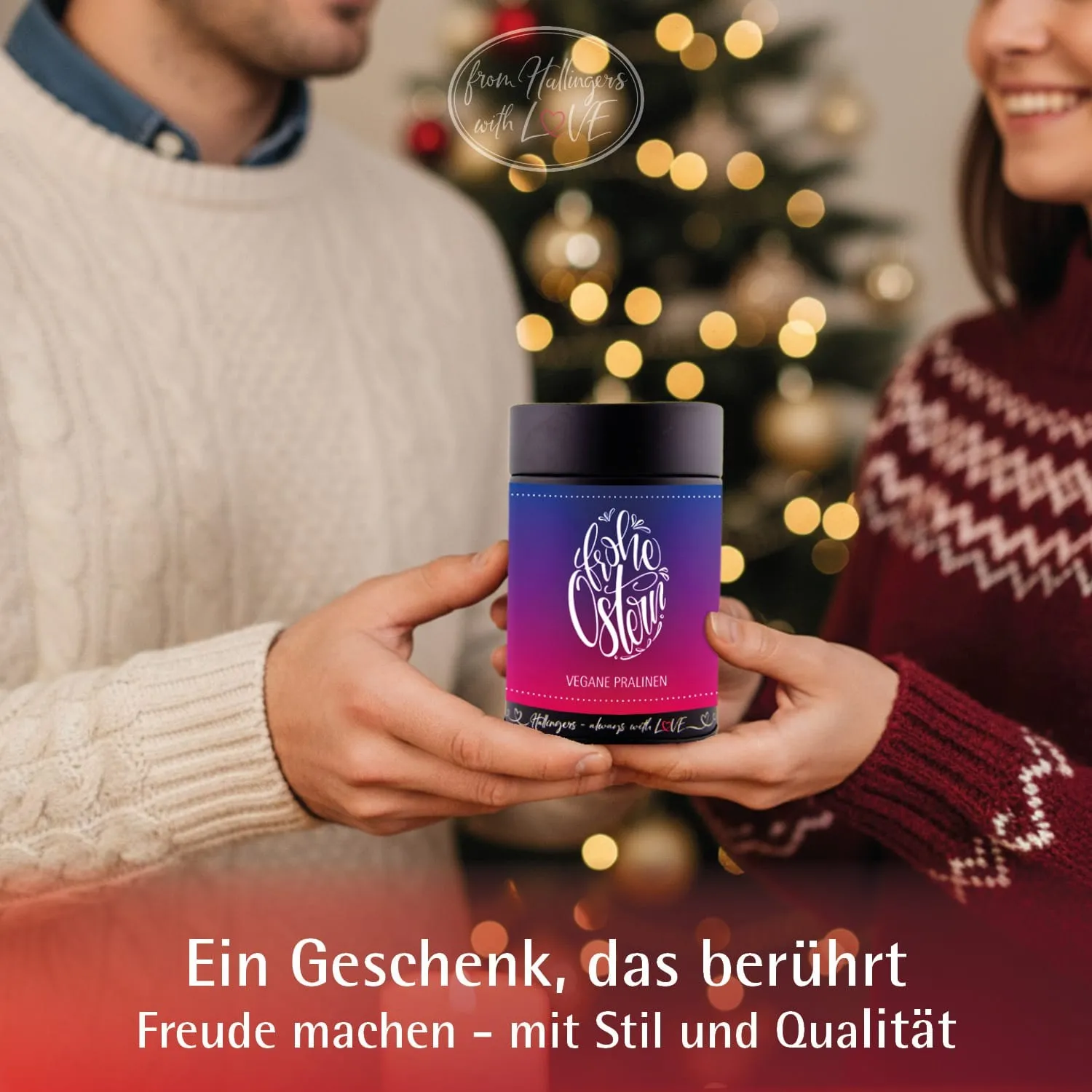 Frohe Ostern - Vegane Pralinen, mit & ohne Alkohol
