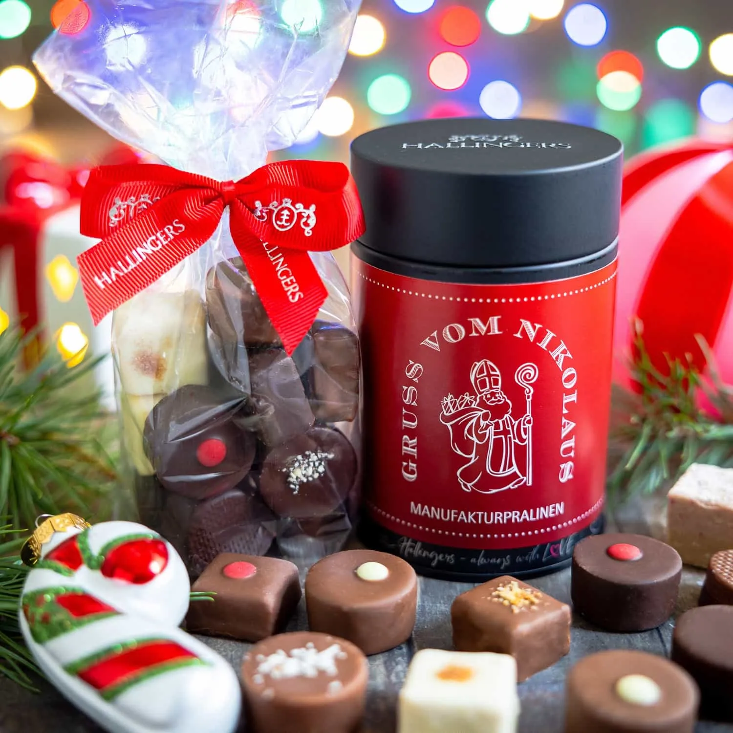 PRALINEN IN DER GESCHENKDOSE OHNE ALKOHOL - Edle handgemachte Pralinen aus feinstem Confiserie-Edelkakao, stilvoll verpackt in einer hochwertigen Geschenkdose. Perfekt als exklusives Geschenk für besondere Genussmomente
