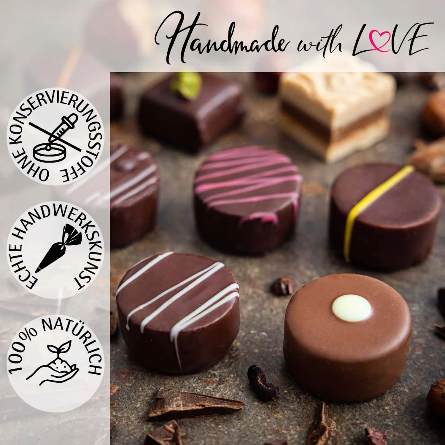 Selection XXL - Pralinen, ohne Alkohol handmade