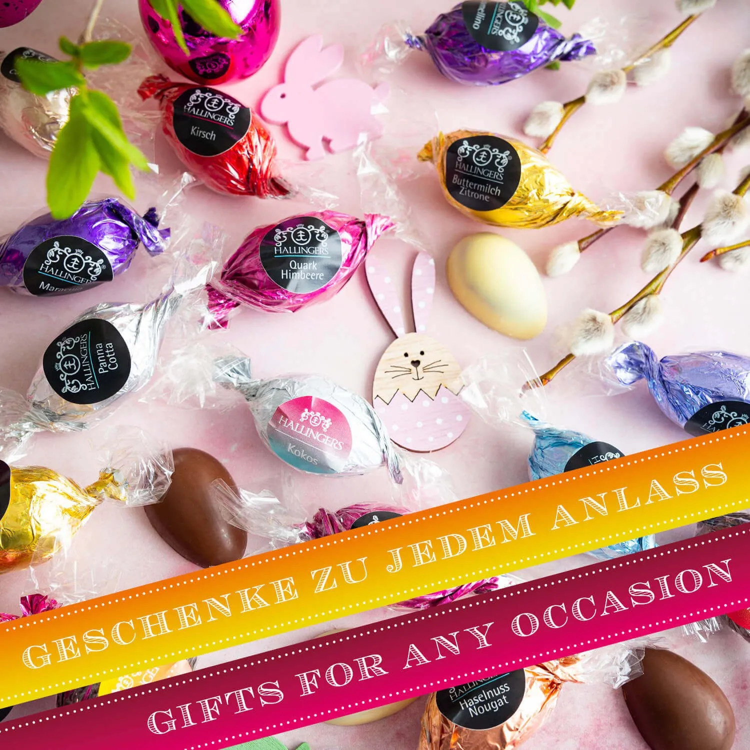 FÜR BESONDERE MENSCHEN & ANLÄSSE - Die besondere Geschenkidee für Frauen, Männer, Freunde, Familie, Kollegen & besondere Lieblingsmenschen. Perfekt für Ostern, das Osternest, den Osterbrunch, frühlingshafte Ostergeschenke & gemeinsame Momente