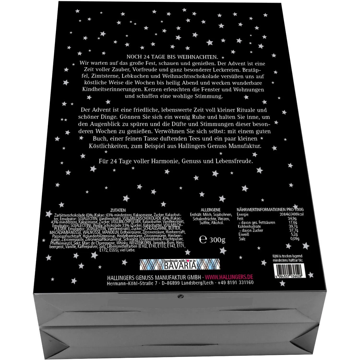 HANDWERK STATT MASSENWARE - Edition \Santa is coming\: Vergiss billig produzierte Standard-Pralinen mit schöner Verpackung - entscheidend ist nicht nur der erste Eindruck, sondern der Geschmack, der noch lange in Erinnerung bleibt