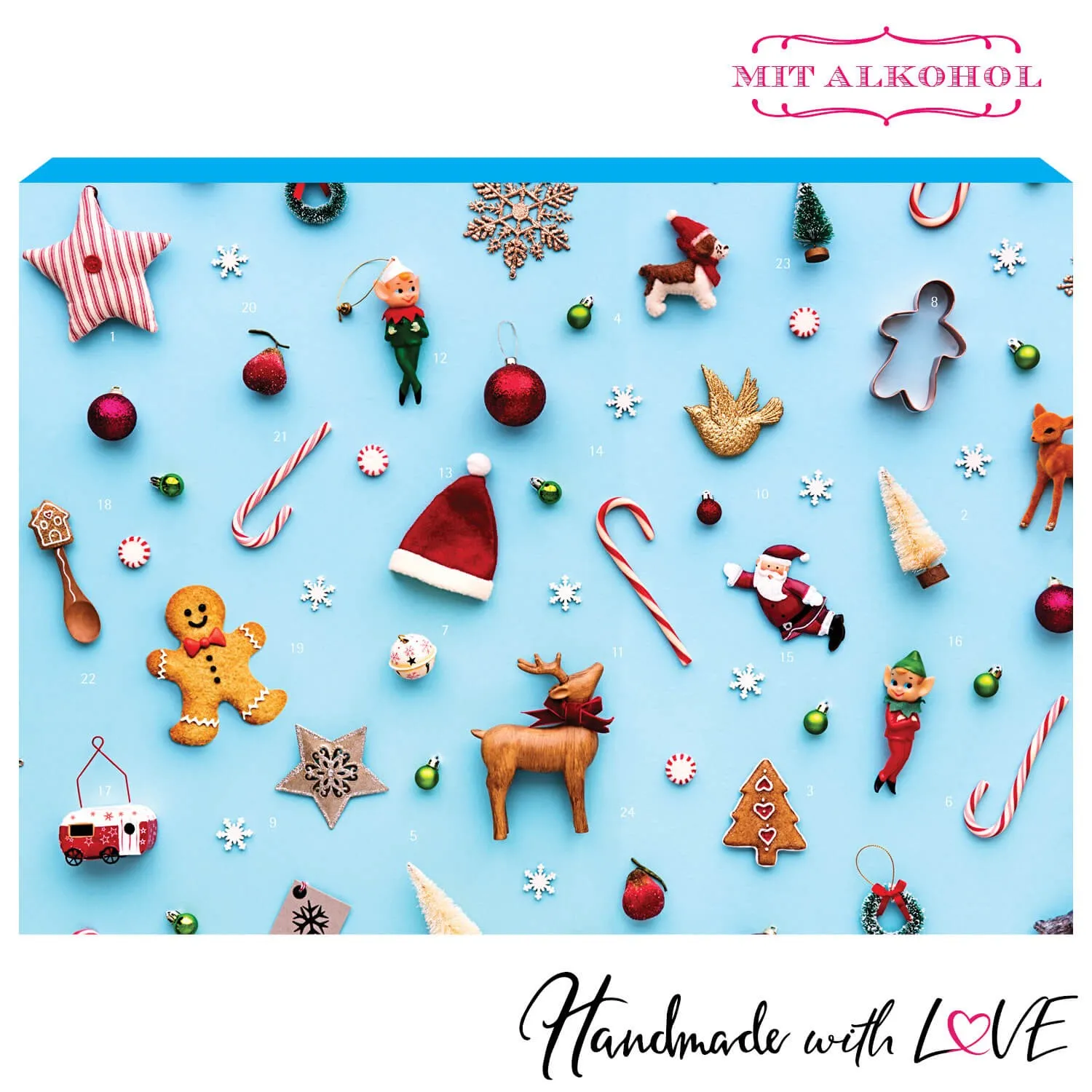Adventskalender Little Things - Pralinen, mit & ohne Alkohol