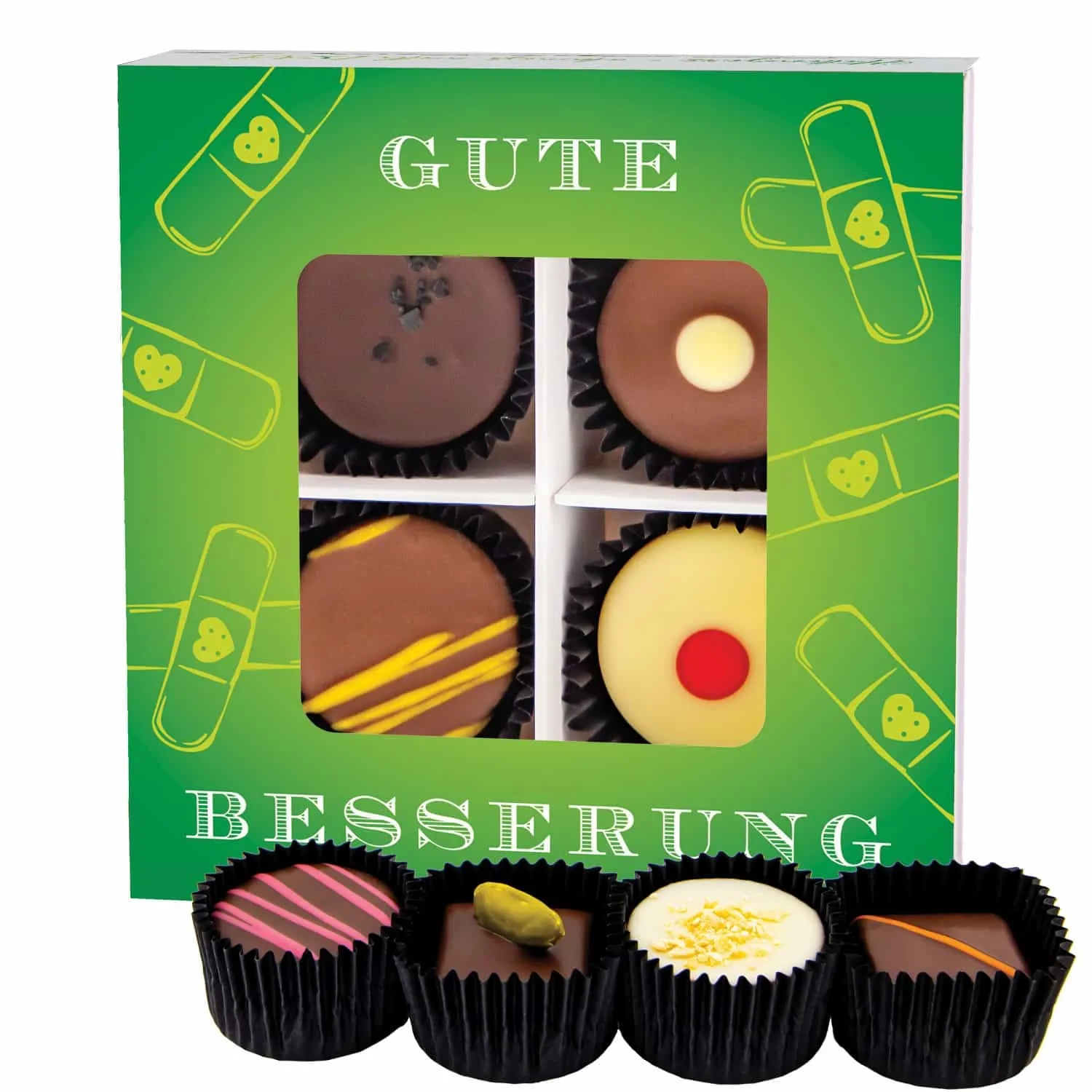 Gute Besserung - Pralinen, ohne Alkohol handmade