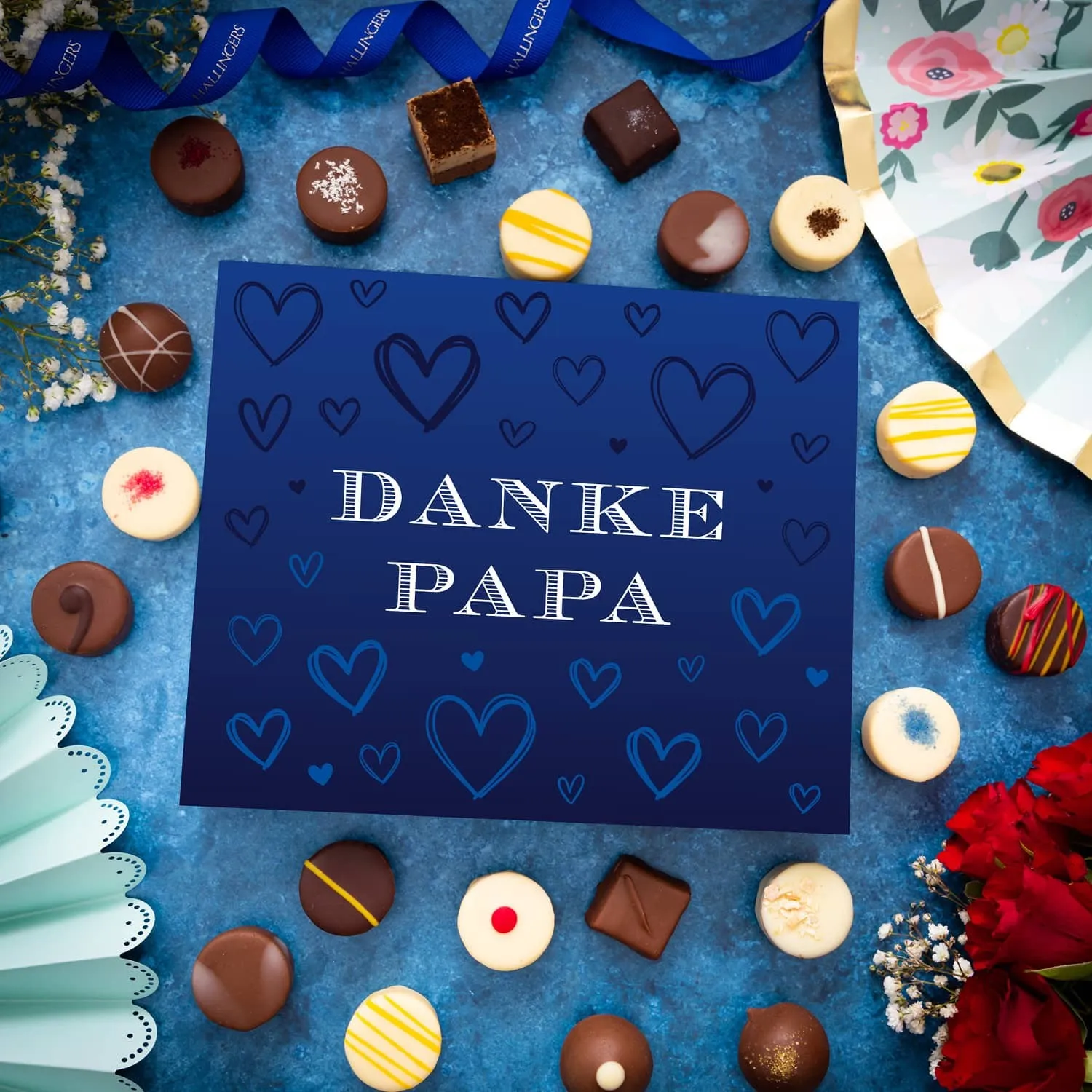 PRALINEN GESCHENKBOX OHNE ALKOHOL - Edle handgemachte Pralinen aus feinstem Confiserie-Edelkakao, stilvoll verpackt in einer hochwertigen XL-Geschenkbox. Exklusiver Schokoladengenuss für besondere Anlässe & genussvolle Momente