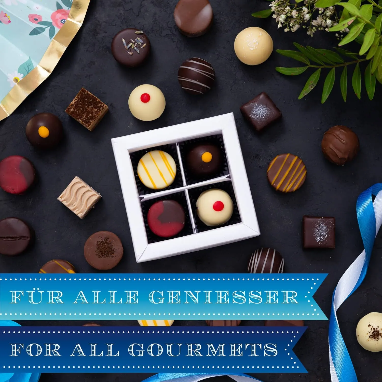 HANDWERK STATT MASSENWARE - Edition \I love München\: Vergiss billig produzierte Standard-Pralinen mit schöner Verpackung - entscheidend ist nicht nur der erste Eindruck, sondern der Geschmack, der noch lange in Erinnerung bleibt