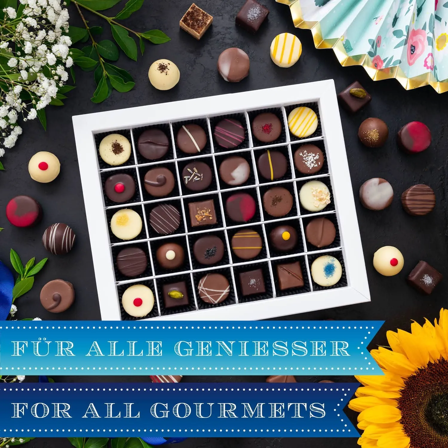 HANDWERK STATT MASSENWARE - Edition \I love München\: Vergiss billig produzierte Standard-Pralinen mit schöner Verpackung - entscheidend ist nicht nur der erste Eindruck, sondern der Geschmack, der noch lange in Erinnerung bleibt