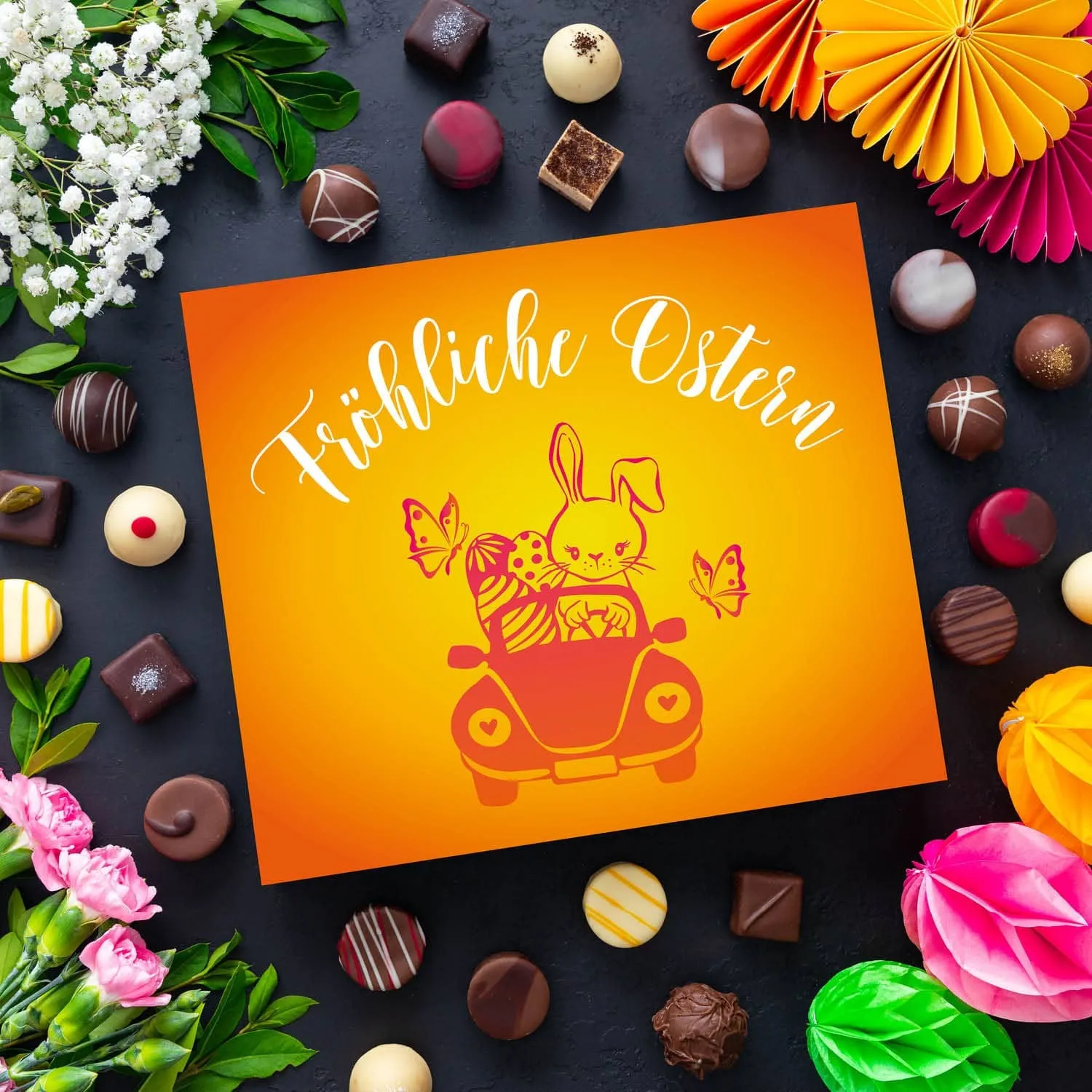 PRALINEN GESCHENKBOX OHNE ALKOHOL - Edle handgemachte Pralinen aus feinstem Confiserie-Edelkakao, stilvoll verpackt in einer hochwertigen XXL-Geschenkbox. Exklusiver Schokoladengenuss für besondere Anlässe & genussvolle Momente