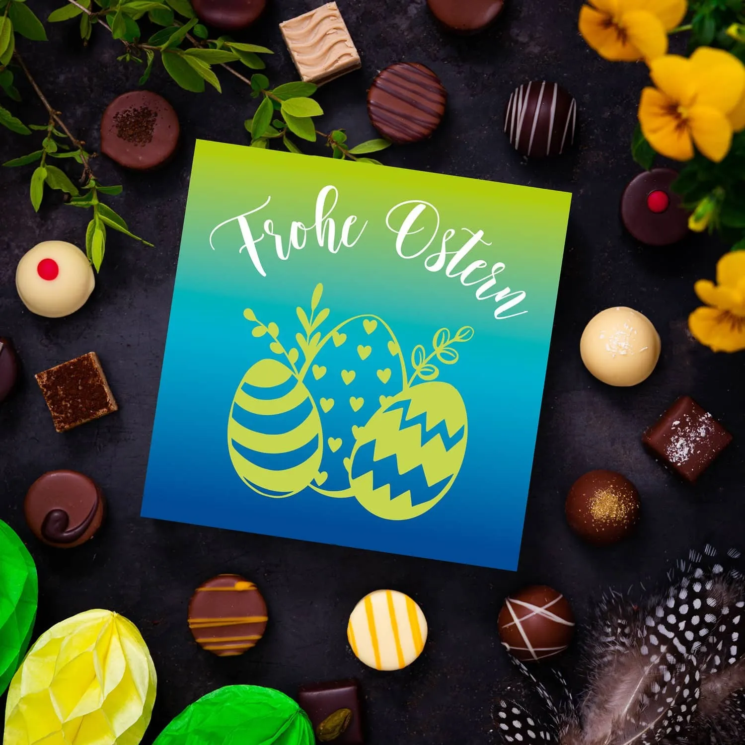 PRALINEN GESCHENKBOX OHNE ALKOHOL - Edle handgemachte Pralinen aus feinstem Confiserie-Edelkakao, stilvoll verpackt in einer hochwertigen L-Geschenkbox. Exklusiver Schokoladengenuss für besondere Anlässe & genussvolle Momente