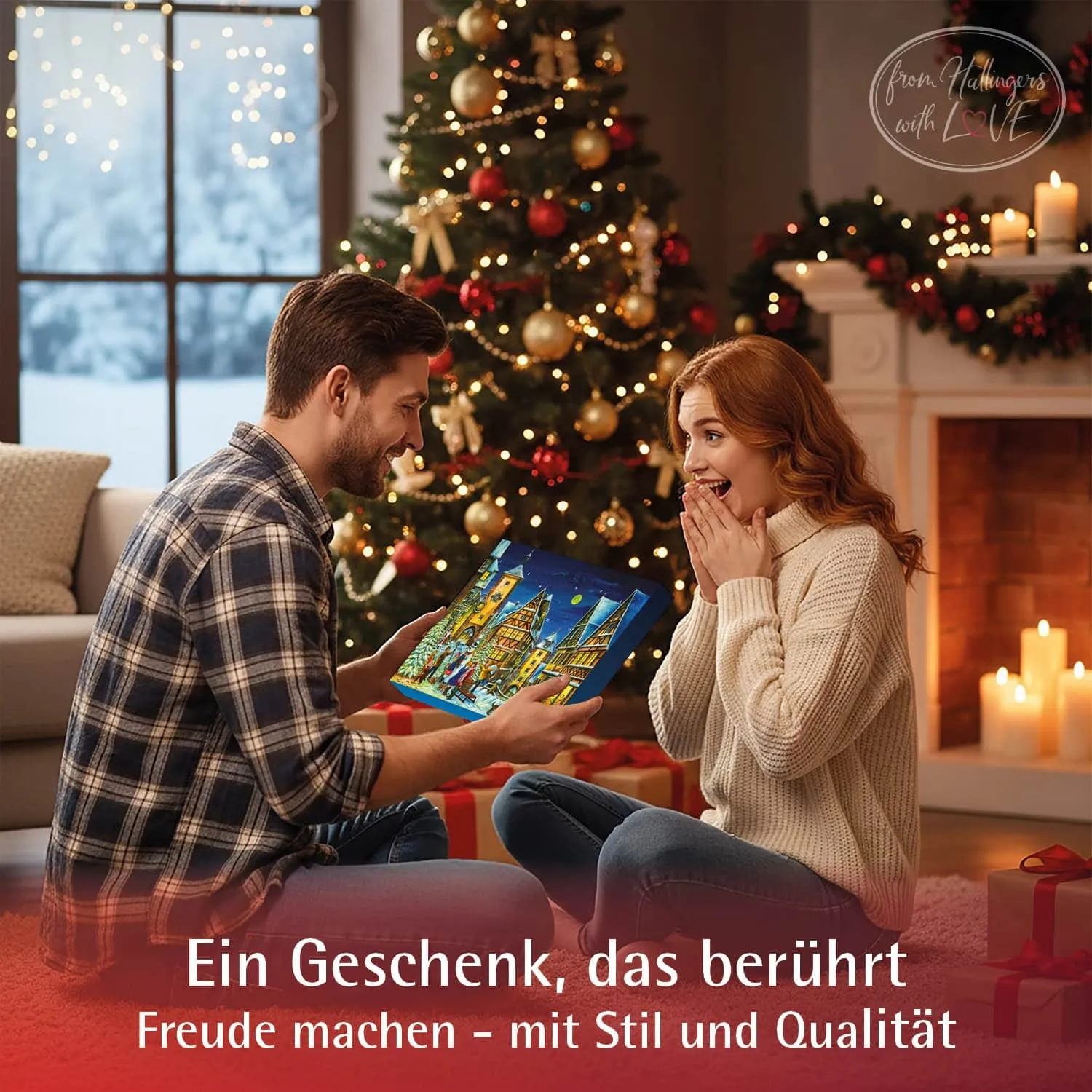 Adventskalender Rothenburg - Pralinen, ohne Alkohol handmade
