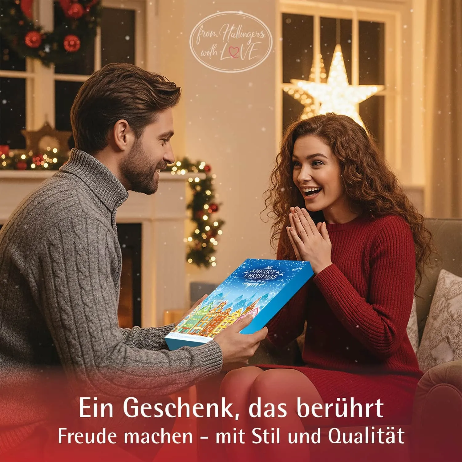 Adventskalender Stadtweihnacht - Pralinen, mit & ohne Alkohol