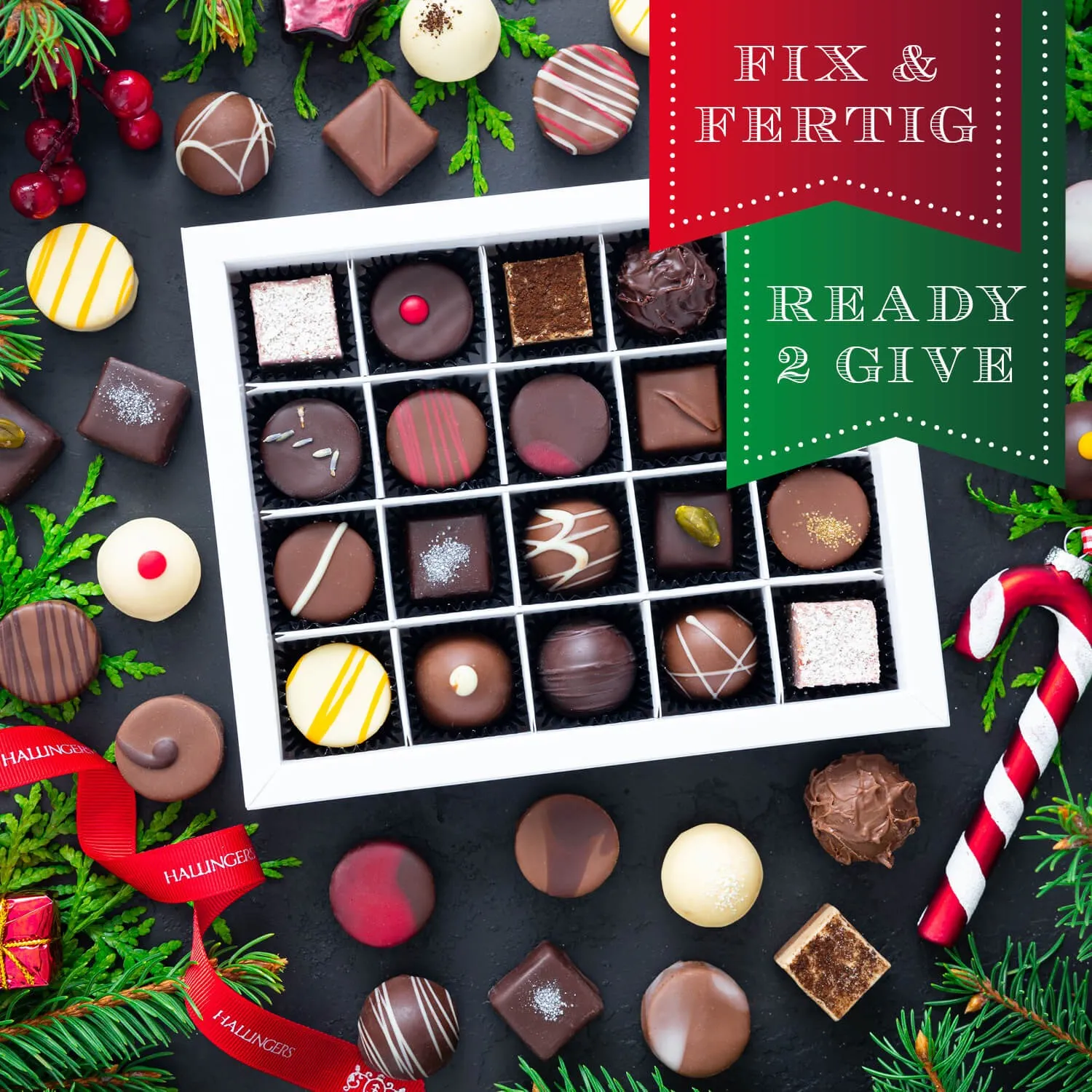 HANDWERK STATT MASSENWARE - Edition \Gruß vom Nikolaus\: Vergiss billig produzierte Standard-Pralinen mit schöner Verpackung - entscheidend ist nicht nur der erste Eindruck, sondern der Geschmack, der noch lange in Erinnerung bleibt