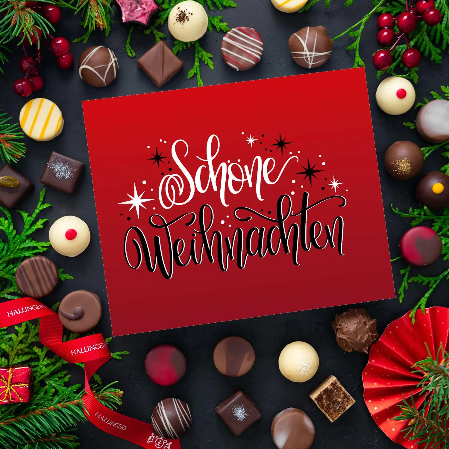 PRALINEN GESCHENKBOX OHNE ALKOHOL - Edle handgemachte Pralinen aus feinstem Confiserie-Edelkakao, stilvoll verpackt in einer hochwertigen XL-Geschenkbox. Exklusiver Schokoladengenuss für besondere Anlässe & genussvolle Momente