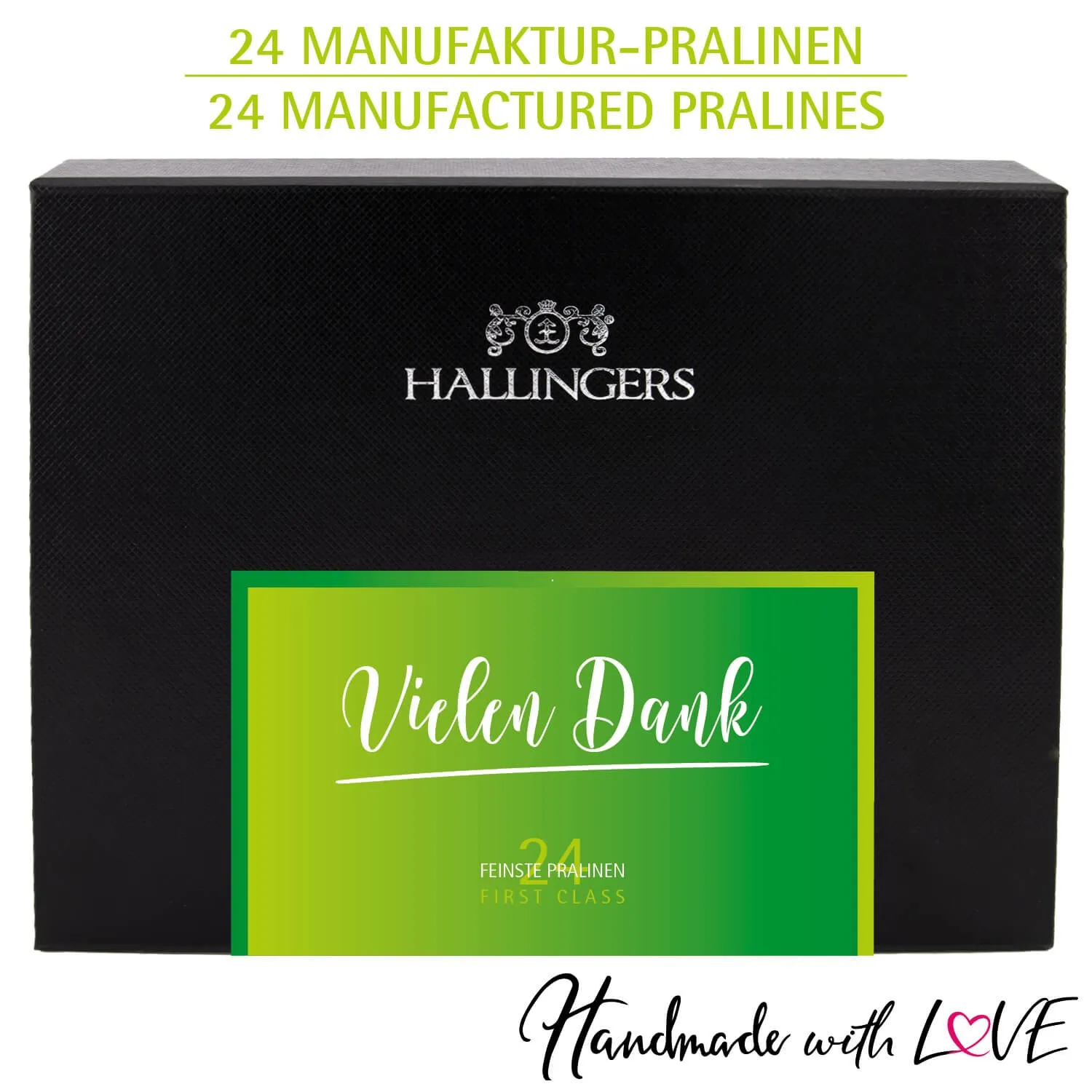 Vielen Dank - Pralinen, ohne Alkohol handmade
