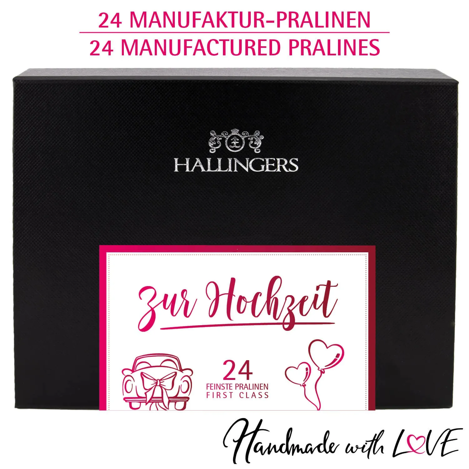 Zur Hochzeit - Pralinen, ohne Alkohol handmade