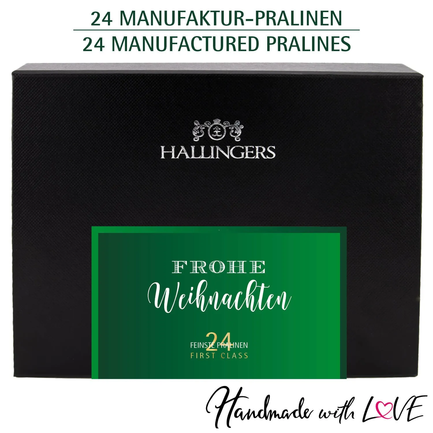 Frohe Weihnachten - Pralinen, ohne Alkohol handmade