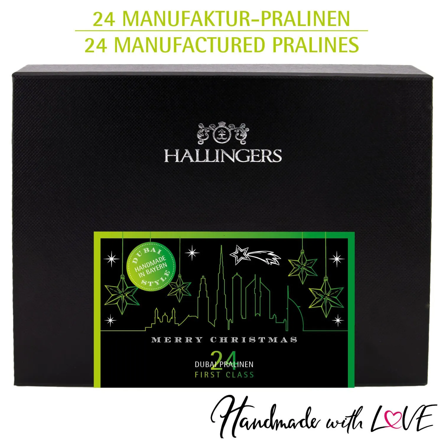 Merry Christmas - Dubai-Style Pralinen, ohne Alkohol handmade