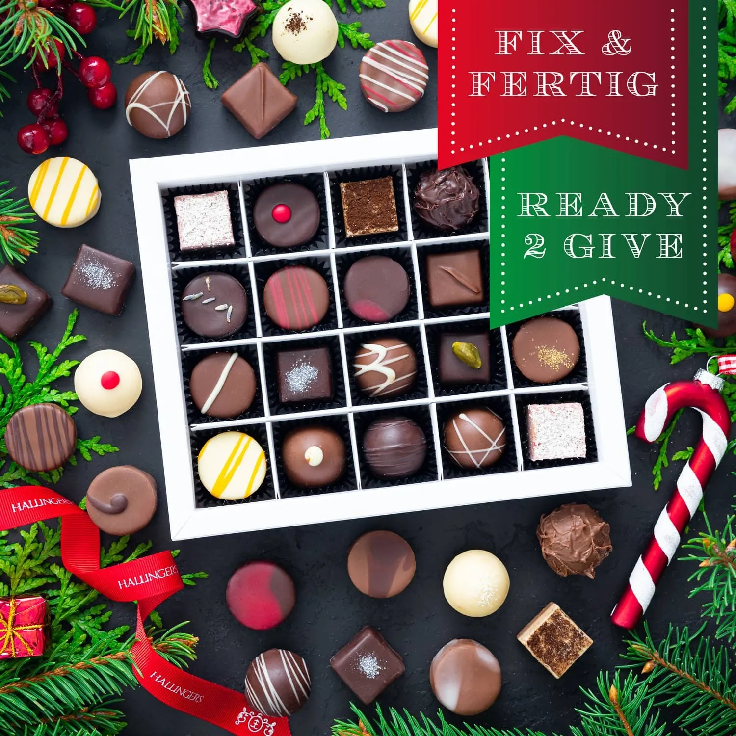HANDWERK STATT MASSENWARE - Edition \Vom Nikolaus\: Vergiss billig produzierte Standard-Pralinen mit schöner Verpackung - entscheidend ist nicht nur der erste Eindruck, sondern der Geschmack, der noch lange in Erinnerung bleibt