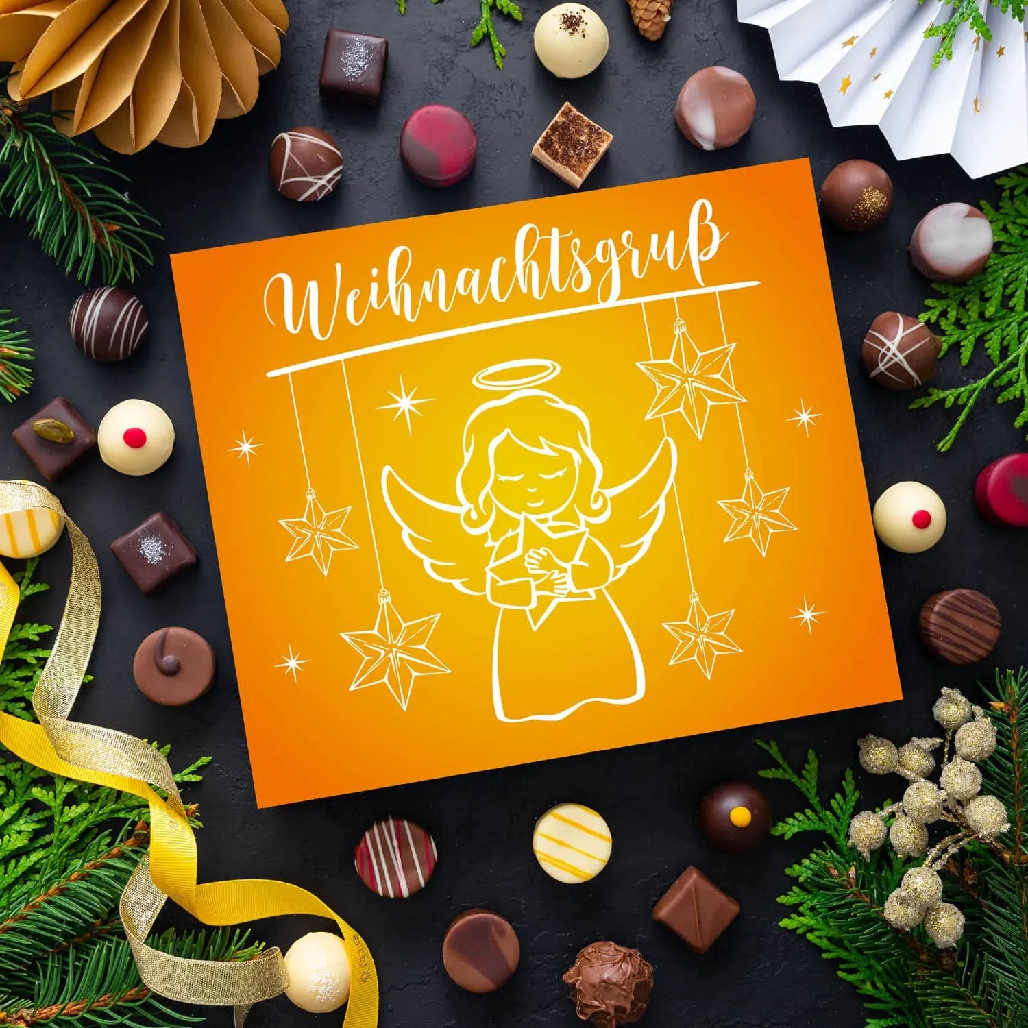 PRALINEN GESCHENKBOX OHNE ALKOHOL - Edle handgemachte Pralinen aus feinstem Confiserie-Edelkakao, stilvoll verpackt in einer hochwertigen XXL-Geschenkbox. Exklusiver Schokoladengenuss für besondere Anlässe & genussvolle Momente