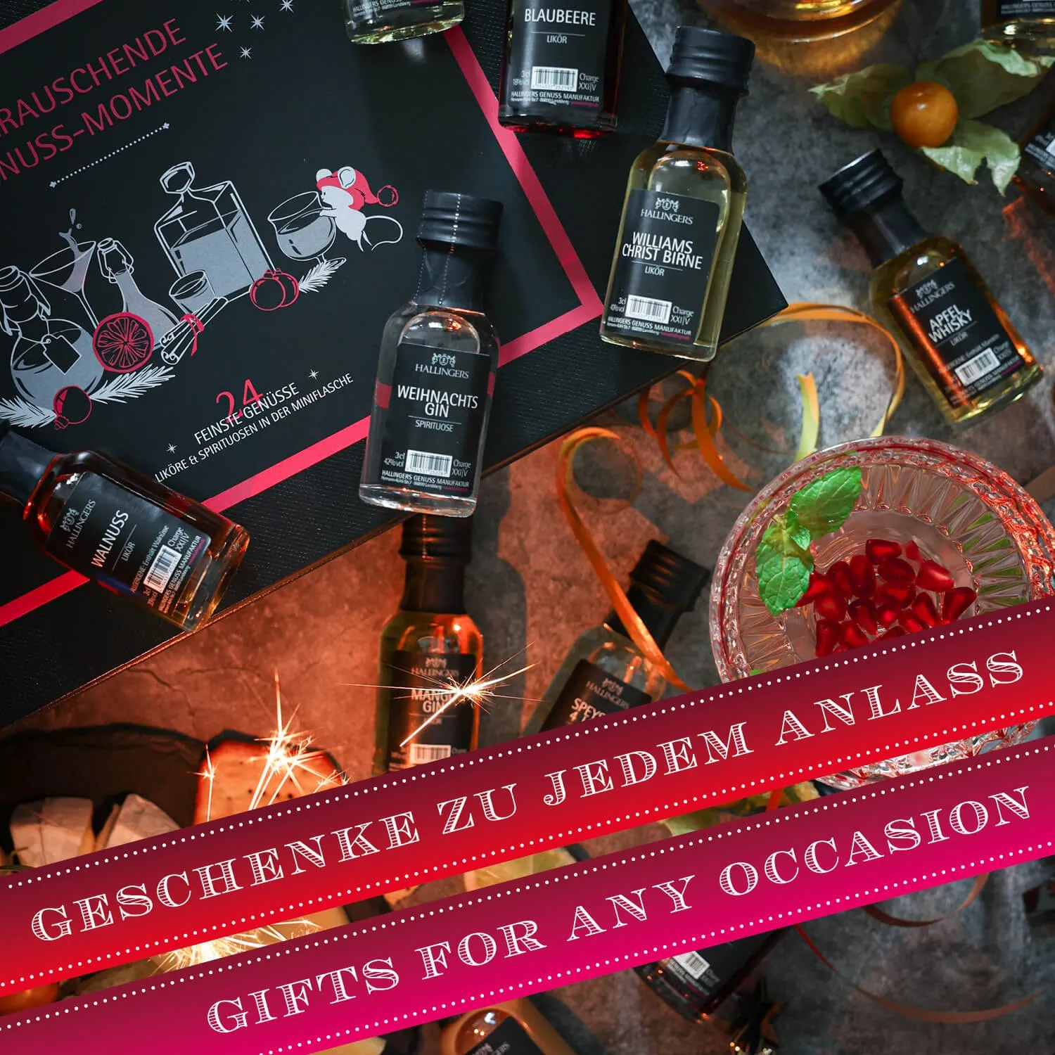 FÜR BESONDERE MENSCHEN & ANLÄSSE - Die besondere Geschenkidee für Männer, den Freund, Freunde, Kollegen, Brüder & besondere Lieblingsmenschen. Perfekt für den Advent, Nikolaus, Wichtelgeschenke, festliche Überraschungen & gemütliche Winterabende