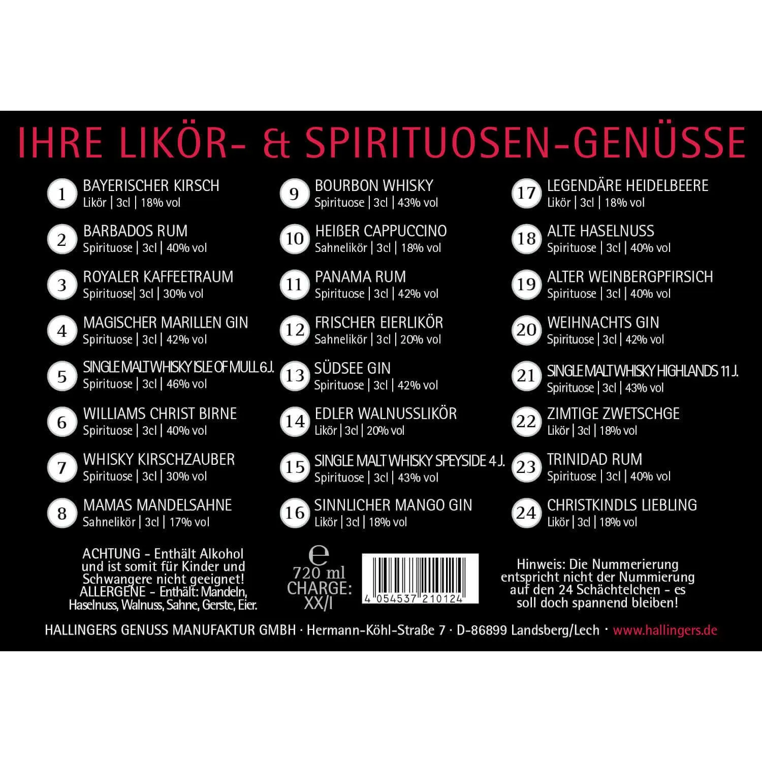 Berauschende Genussmomente - Likör & Spirituosen, Gourmet-Selektion