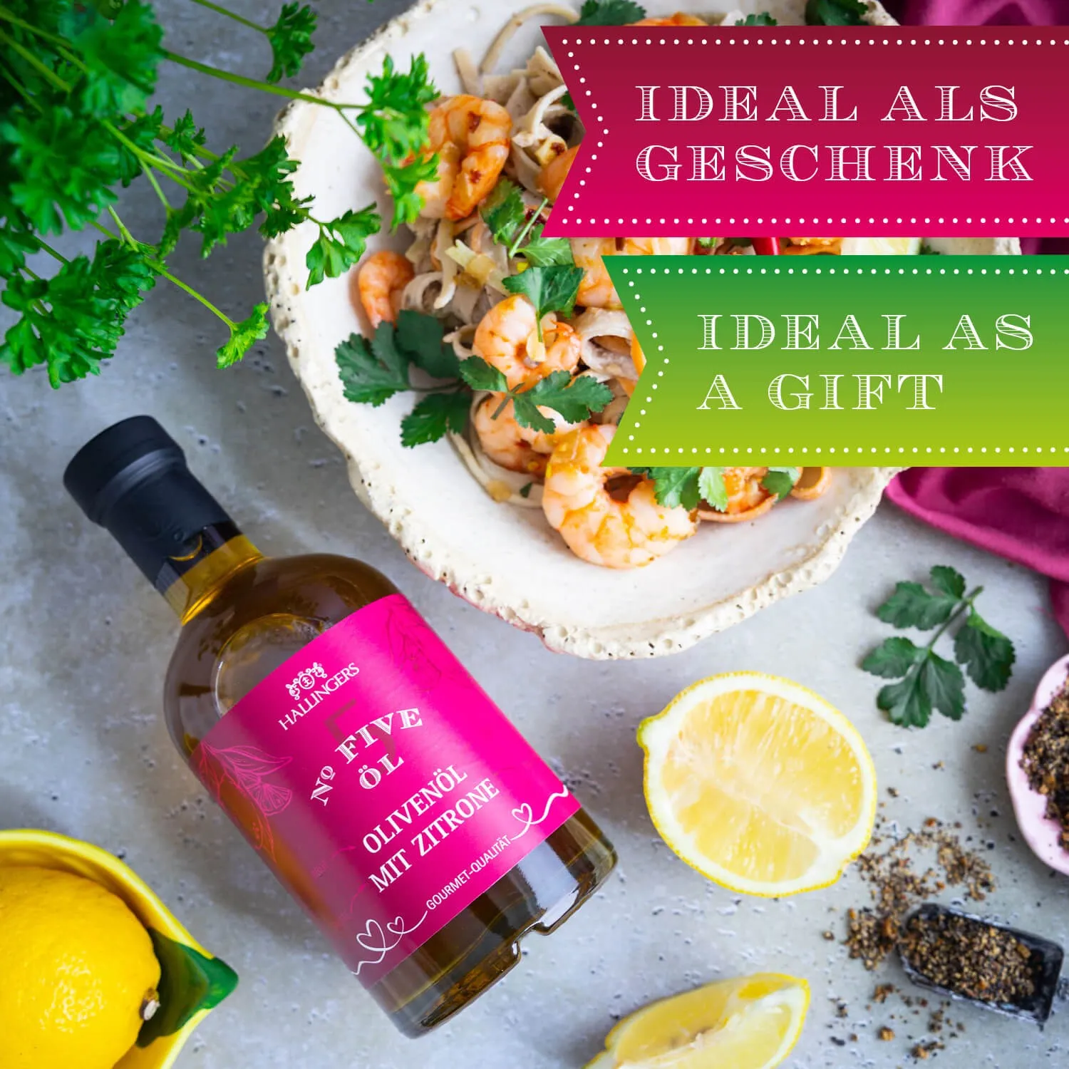 QUALITÄT, DIE MAN SCHMECKT - Edition \Olivenöl mit Zitrone\: Vergiss geschmacksneutrale Standardöle für den Alltag - außergewöhnlicher Genuss beginnt dort, wo Qualität wichtiger ist als industrielle Effizienz und Massenfertigung