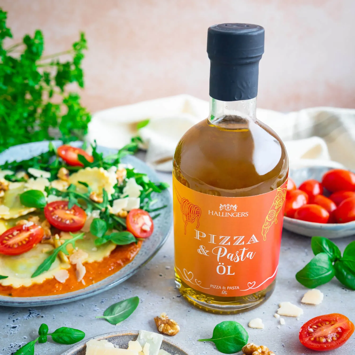 PREMIUM-ÖL IN DER GESCHENKFLASCHE - Hochwertiges Premium-Öl zum Würzen, Marinieren & Grillen, stilvoll abgefüllt in einer edlen Geschenkflasche. Die besondere Geschenkidee für Feinschmecker, Hobbyköche & Genießer