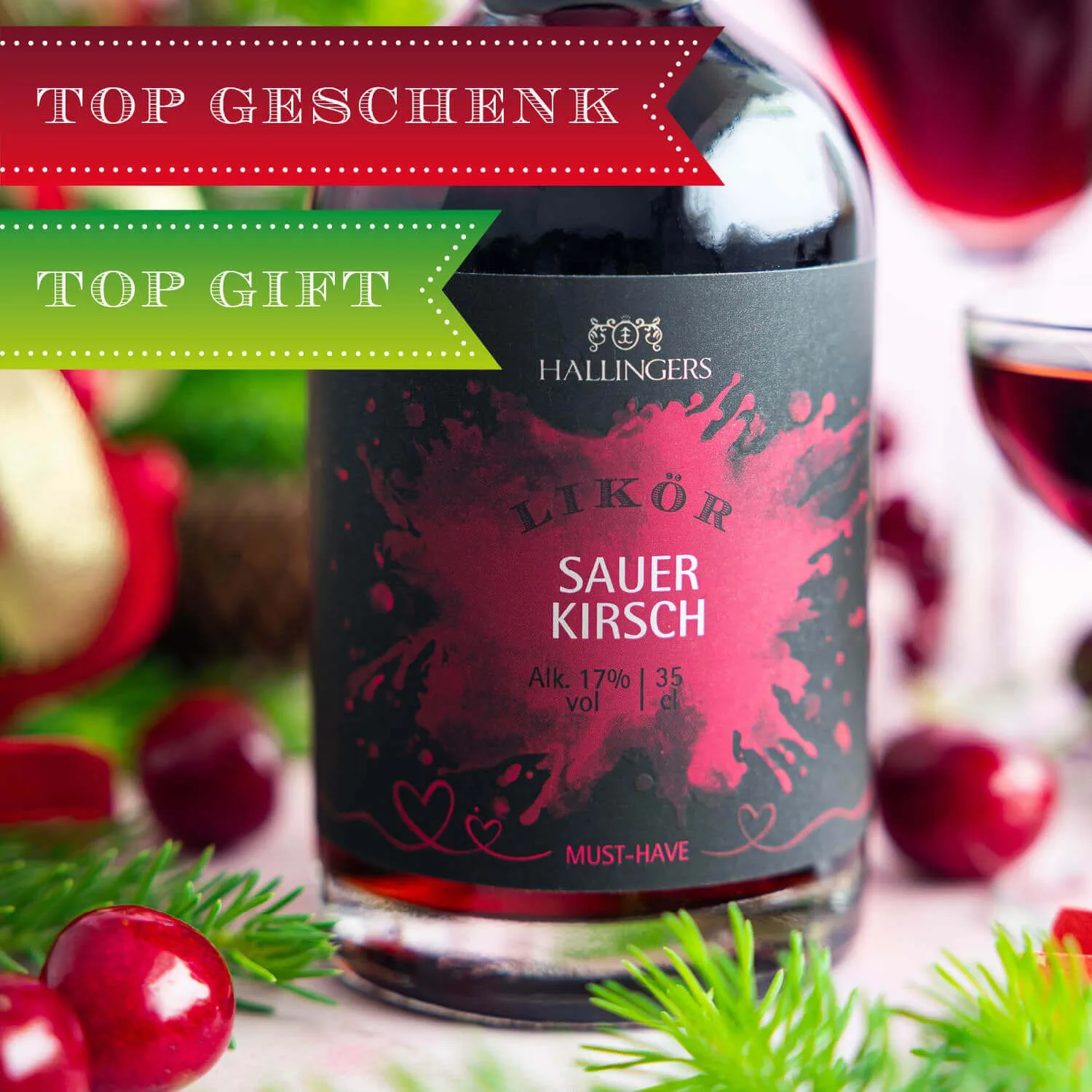 QUALITÄT, DIE MAN SCHMECKT - Edition \Mandel-Kirsch\: Schluss mit austauschbaren Likören ohne Persönlichkeit - der Unterschied zeigt sich dort, wo Geschmack nicht aus dem Labor, sondern aus Leidenschaft und Erfahrung entsteht