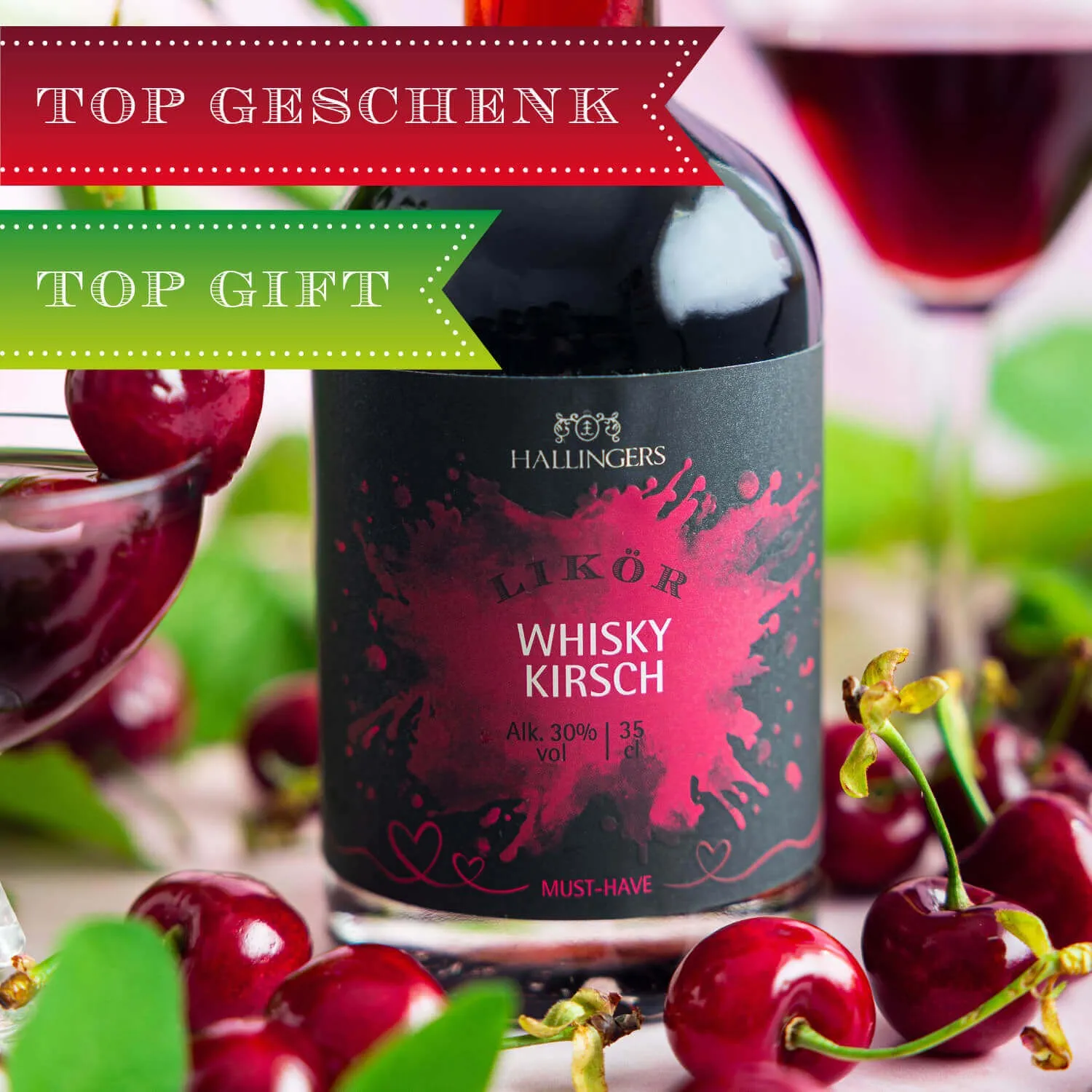 QUALITÄT, DIE MAN SCHMECKT - Edition \Whisky-Kirsch\: Schluss mit austauschbaren Likören ohne Persönlichkeit - der Unterschied zeigt sich dort, wo Geschmack nicht aus dem Labor, sondern aus Leidenschaft und Erfahrung entsteht