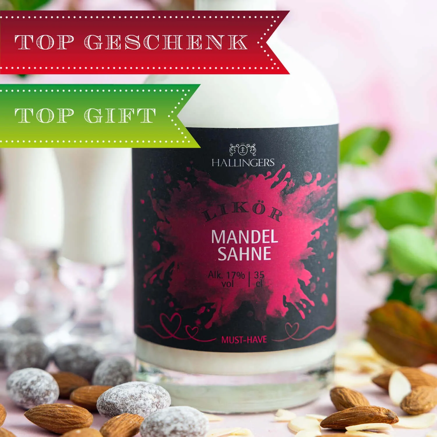 QUALITÄT, DIE MAN SCHMECKT - Edition \Mandelsahne\: Während andere auf süße Beliebigkeit setzen, überzeugt echter Edel-Sahnelikör durch Finesse, ausgewogene Rezepturen und ein Geschmackserlebnis mit bleibendem Eindruck
