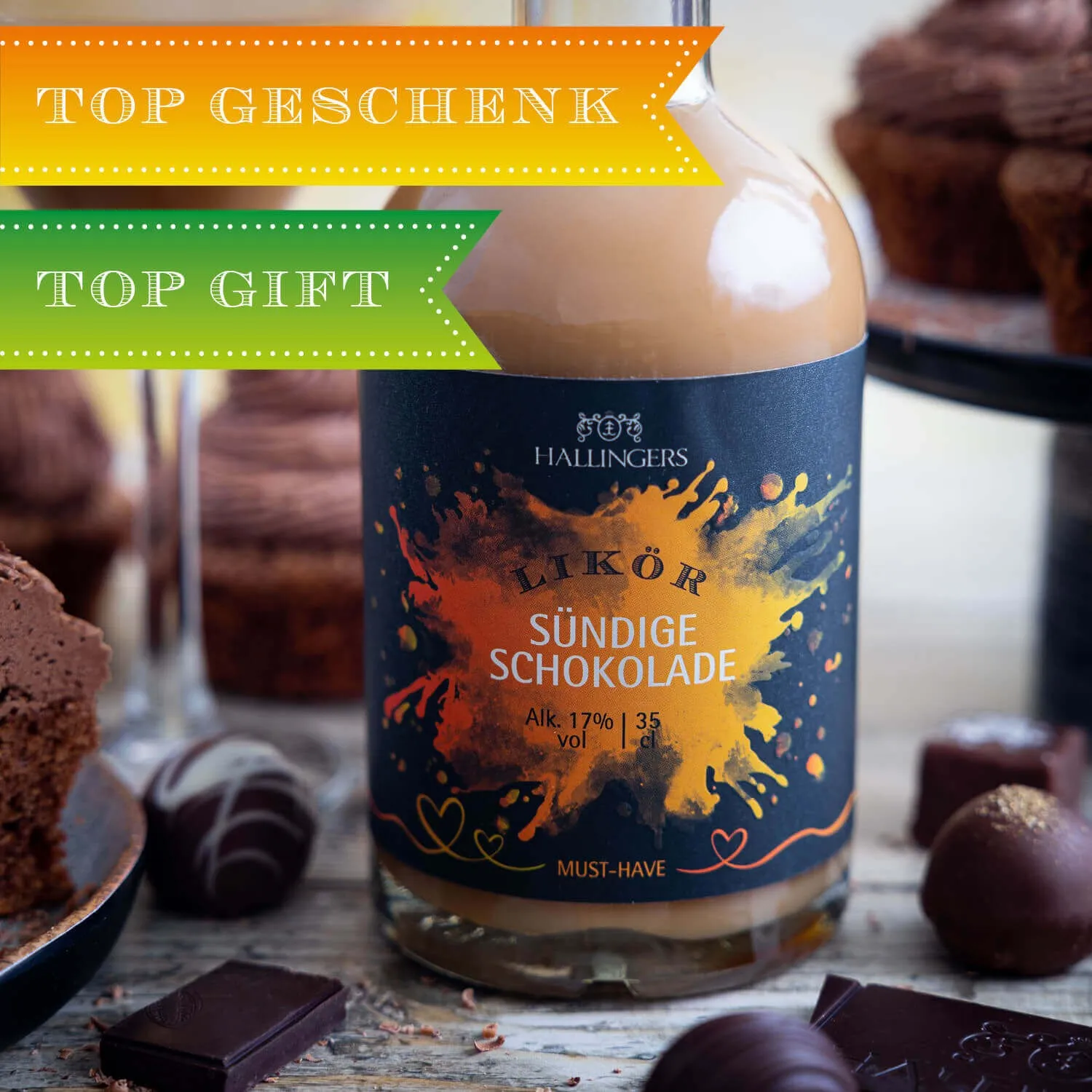 QUALITÄT, DIE MAN SCHMECKT - Edition \Schokolade\: Während andere auf süße Beliebigkeit setzen, überzeugt echter Edel-Sahnelikör durch Finesse, ausgewogene Rezepturen und ein Geschmackserlebnis mit bleibendem Eindruck