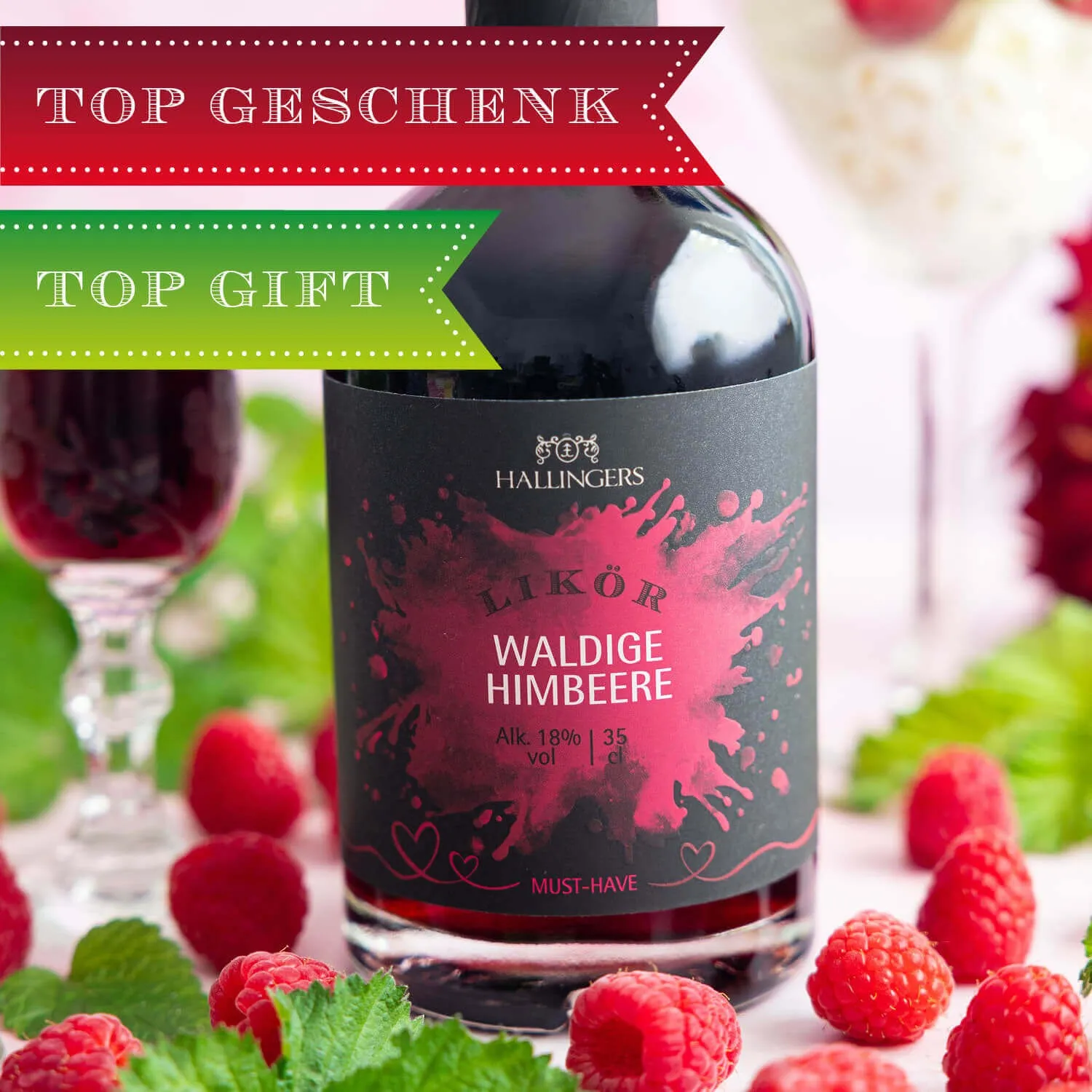 QUALITÄT, DIE MAN SCHMECKT - Edition \Himbeere\: Schluss mit austauschbaren Likören ohne Persönlichkeit - der Unterschied zeigt sich dort, wo Geschmack nicht aus dem Labor, sondern aus Leidenschaft und Erfahrung entsteht